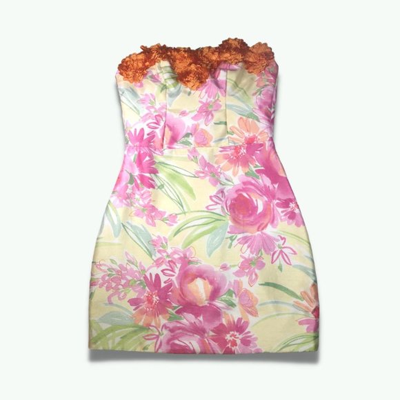 Boutique Floral Mini Dress - Picture 1 of 3